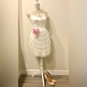 BCBG dress & Aldo heels